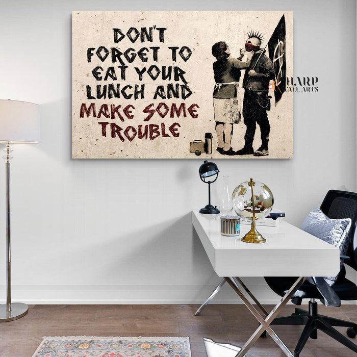 Banksy - Anarchist Punk and Mother - SharpWallArts