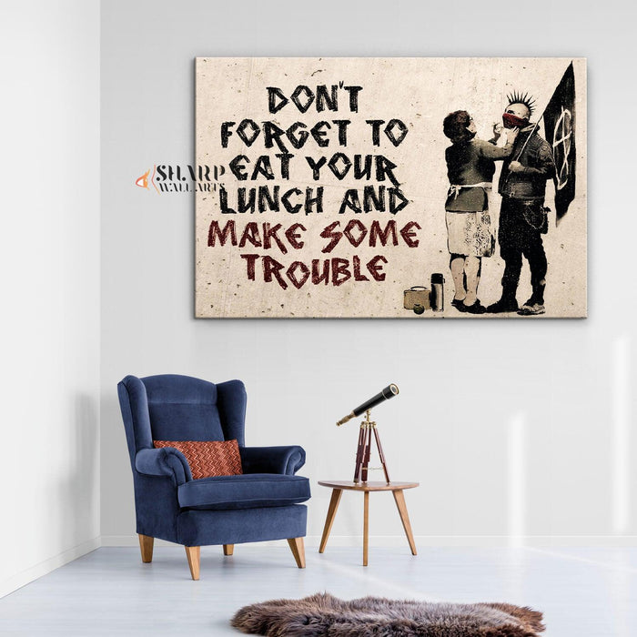 Banksy - Anarchist Punk and Mother - SharpWallArts