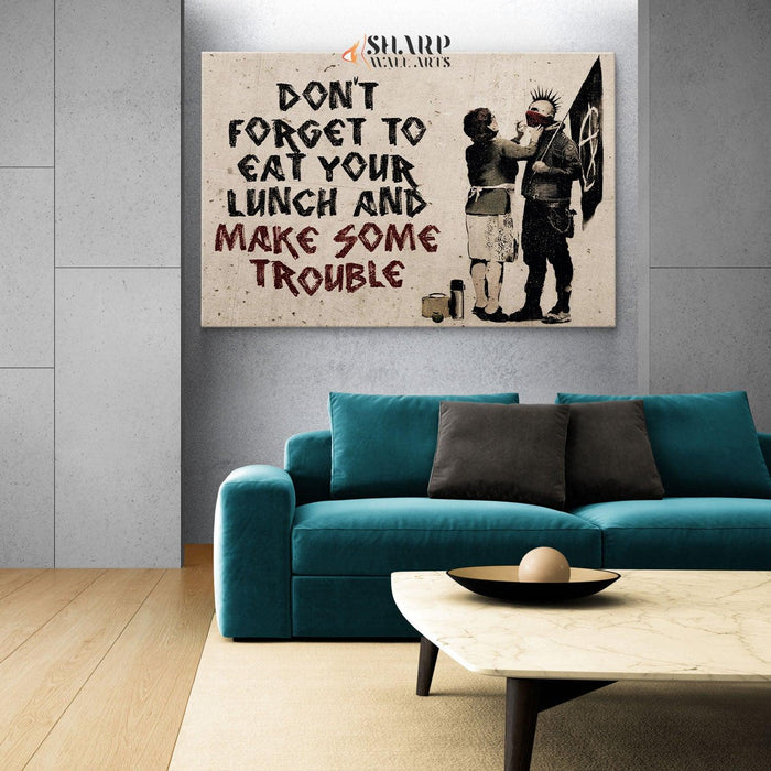 Banksy - Anarchist Punk and Mother - SharpWallArts