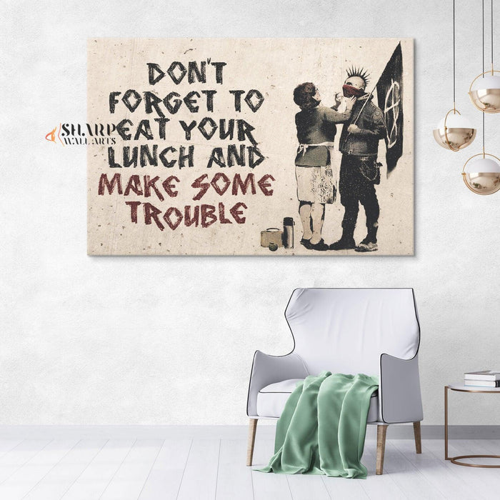 Banksy - Anarchist Punk and Mother - SharpWallArts