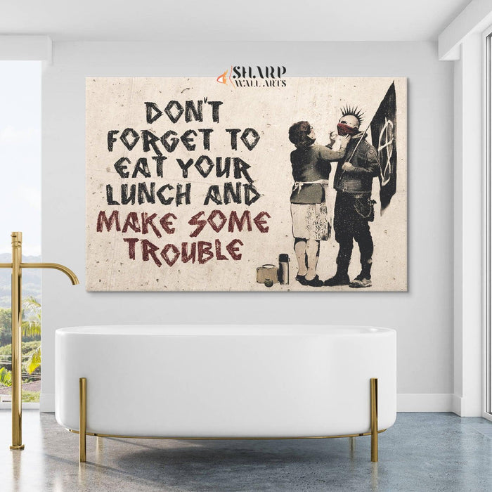 Banksy - Anarchist Punk and Mother - SharpWallArts