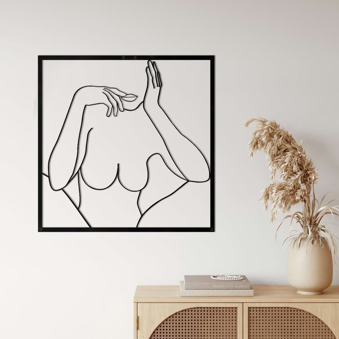 Beauty Metal Wall Art - Decor available at Dekadron for $89.90