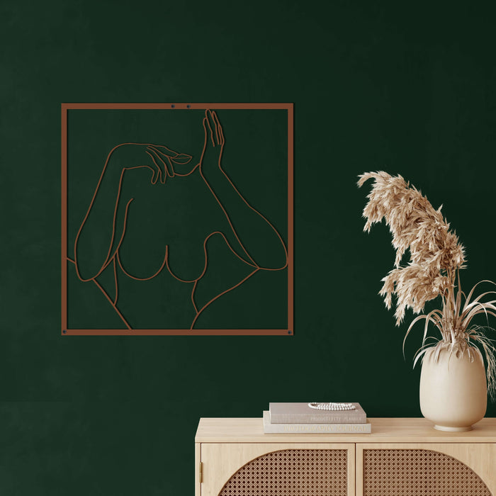 Beauty Metal Wall Art - Decor available at Dekadron for $94.90