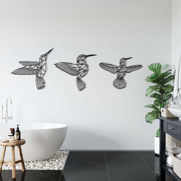 Bee Birds Metal Wall Art - Decor available at Dekadron for $79.90