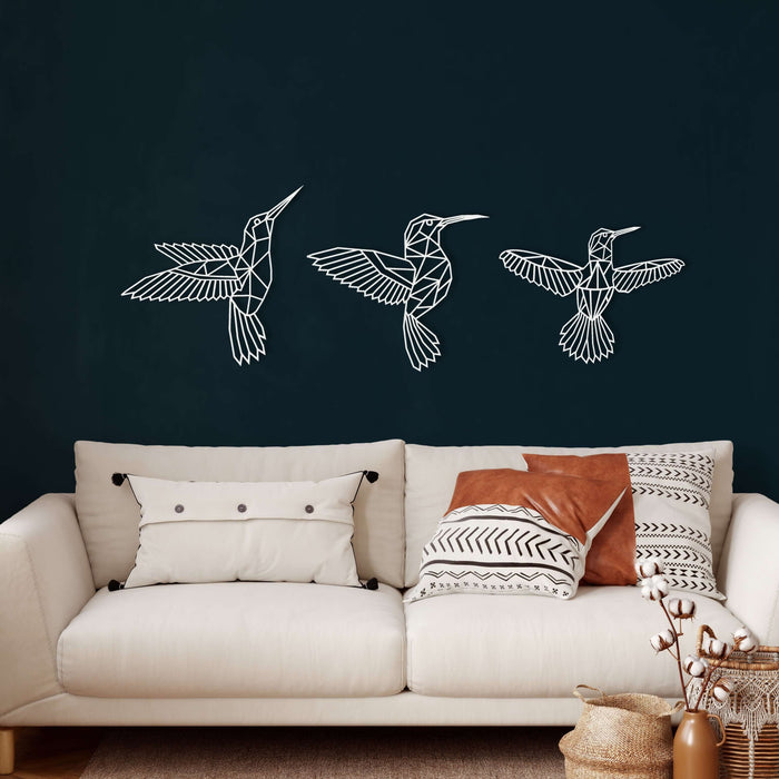 Bee Birds Metal Wall Art - Decor available at Dekadron for $84.90