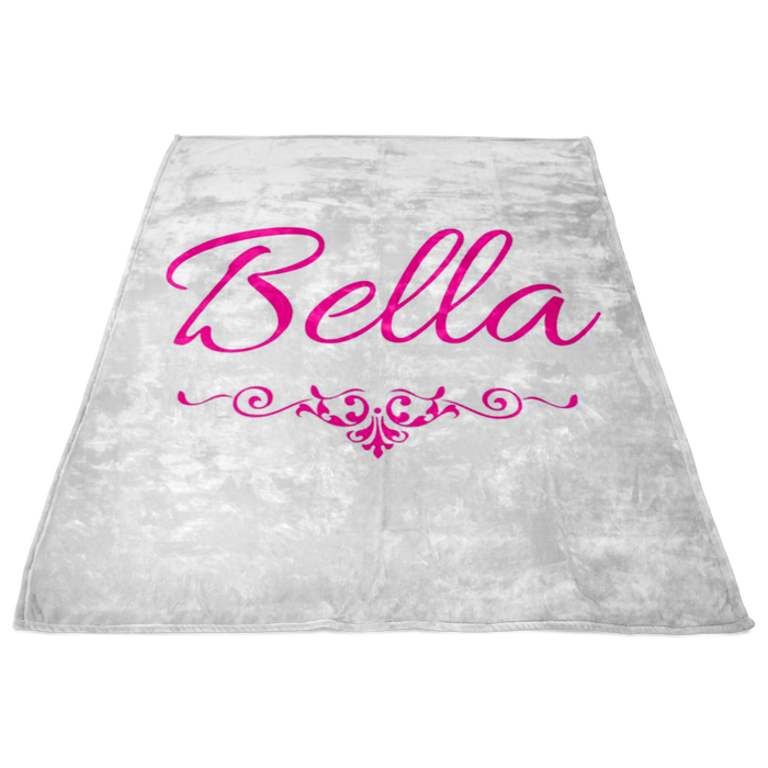 Bella Pink Fleece Blanket