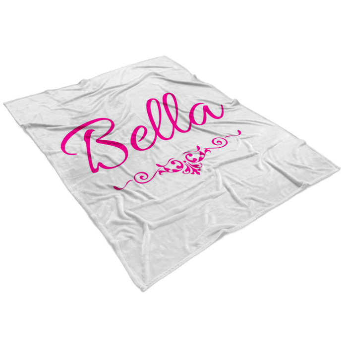 Bella Pink Fleece Blanket
