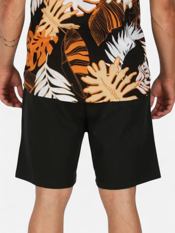 Bermuda Gotcha Trendy Lino Negro