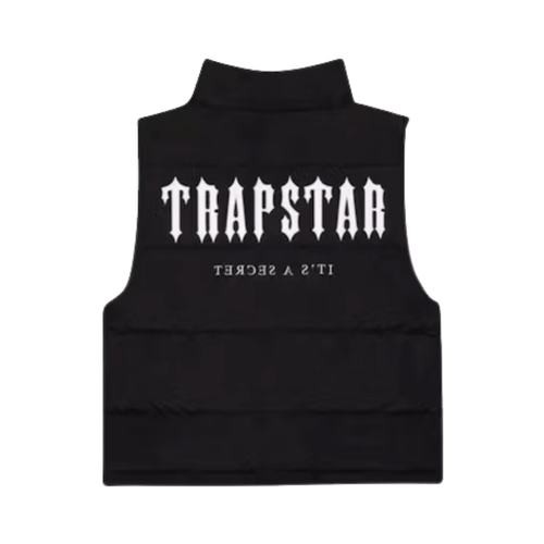Bezrękawnik Trapstar Decoded Gilet Black/White TRAPSTAR Kurtki i bezrękawniki
