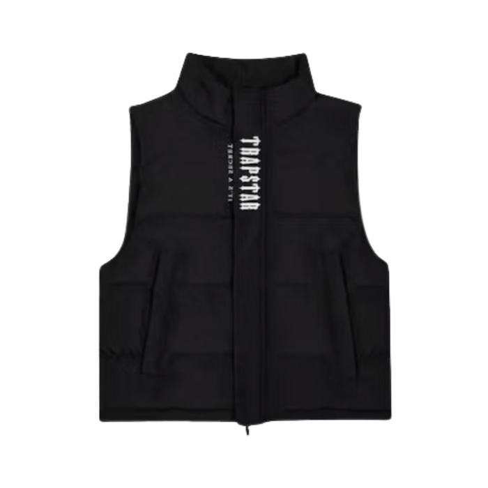 Bezrękawnik Trapstar Decoded Gilet Black/White TRAPSTAR Kurtki i bezrękawniki