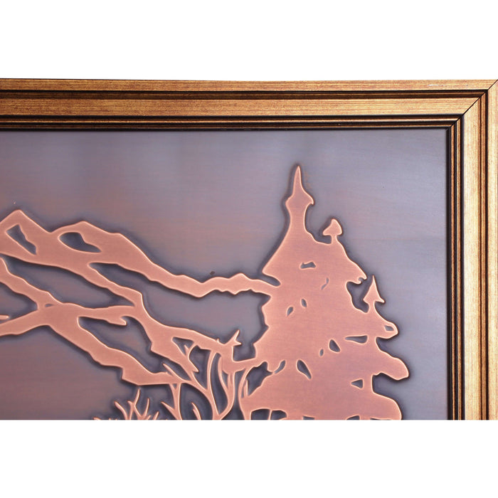 Biker Copper Wall Art - Artwork available at Dekadron for $79.90