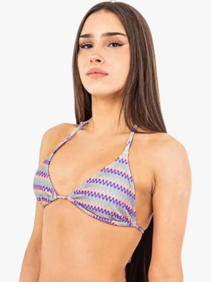 Bikini Roxy Wavy Stripe Mini Tiki Tri Multicolor