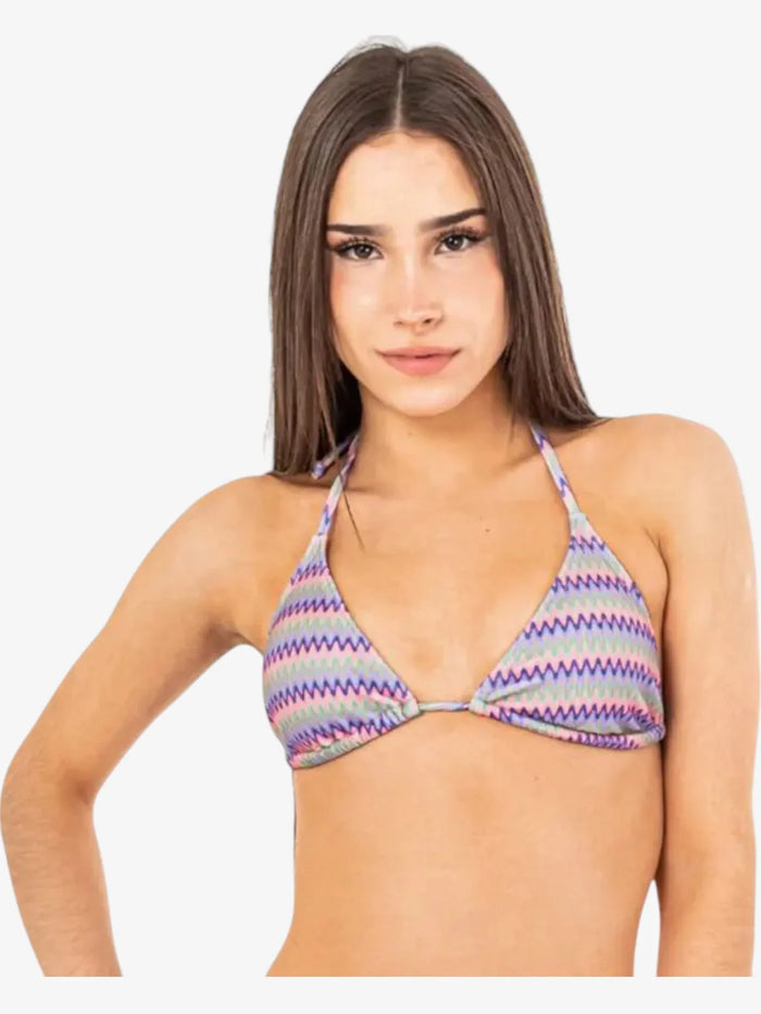 Bikini Roxy Wavy Stripe Mini Tiki Tri Multicolor
