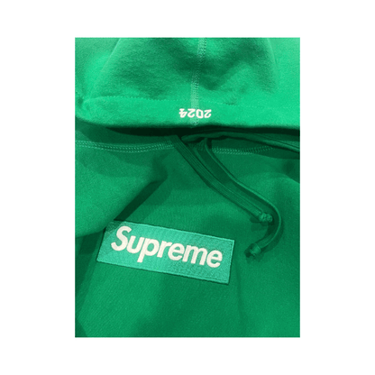 Bluza Supreme Hoodie Box Logo Green FW24 L SUPREME Bluzy