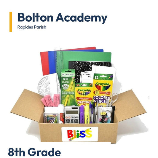 Bolton Academy 8th Grade School Supply Kit