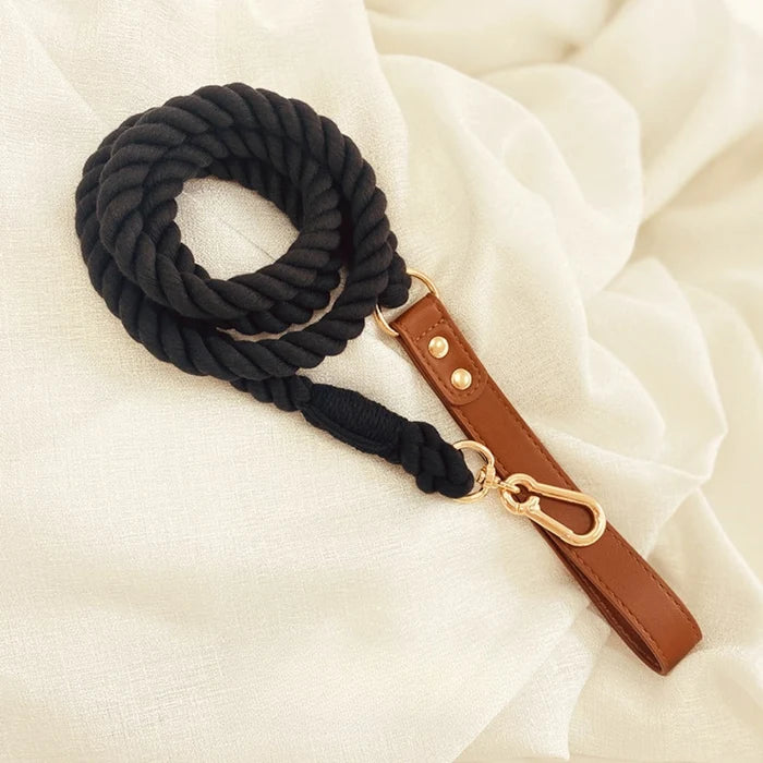 Braided Cotton Rope Dog Leash