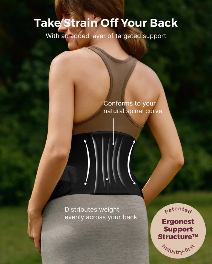 BumpEase Ergonest Maternity Belly Band - Black Color