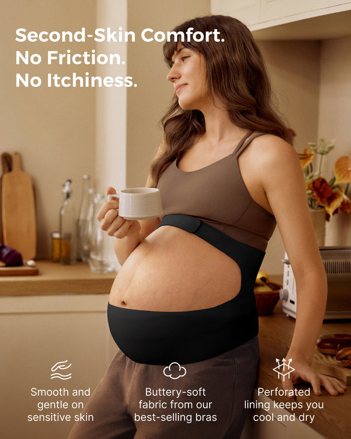 BumpEase Ergonest Maternity Belly Band - Black Color