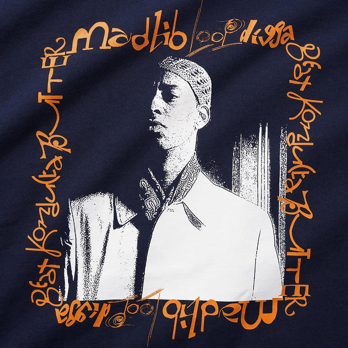Butter Goods - x Madlib Loop Digga Tee (Navy)