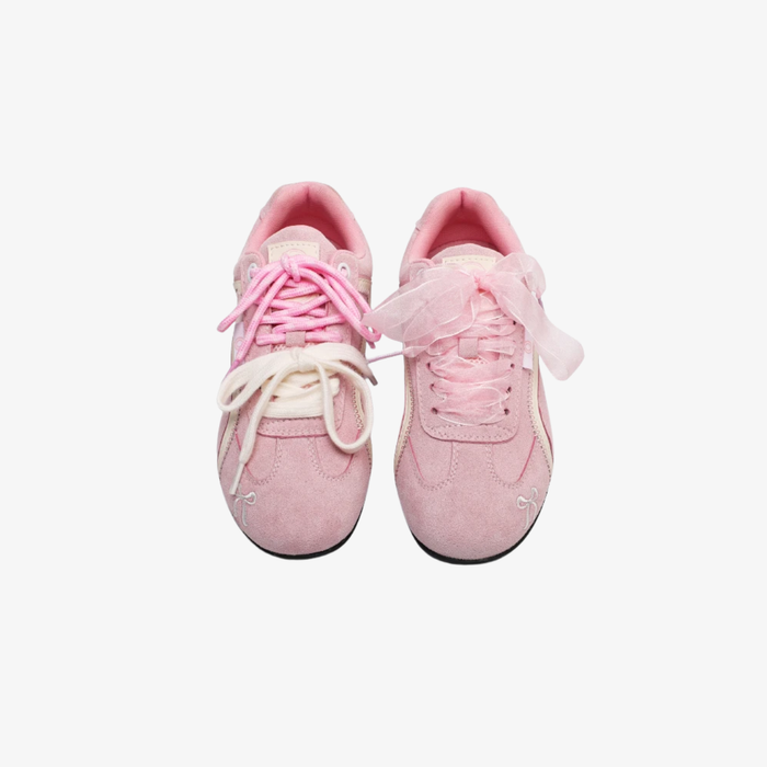 Butterfly Knot Colorblock Sneakers