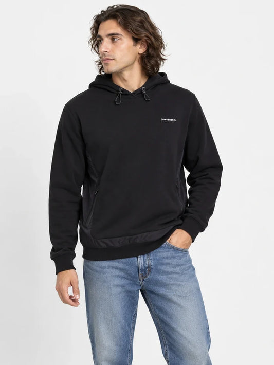 Buzo Converse Retro All Star Hoodie Negro — vista principal