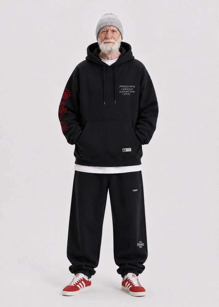 Buzo Familyarg x Brand & Co Adams Negro