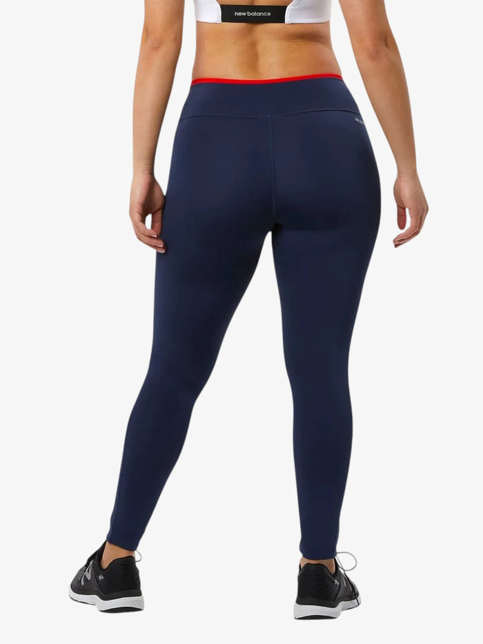 Calza New Balance Printed Accelerate Azul Rojo