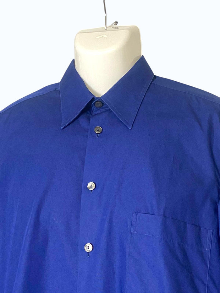 camicia blu Versace