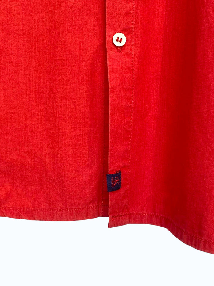 camicia rossa Calvin Klein