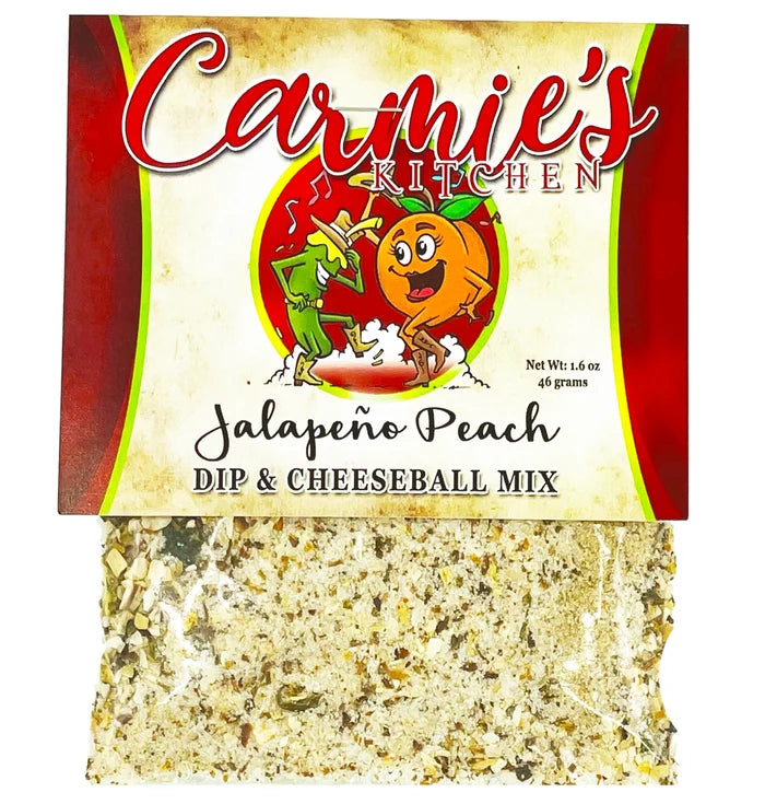 Carmie's Kitchen Japaleno Peach Dip & Cheeseball Mix