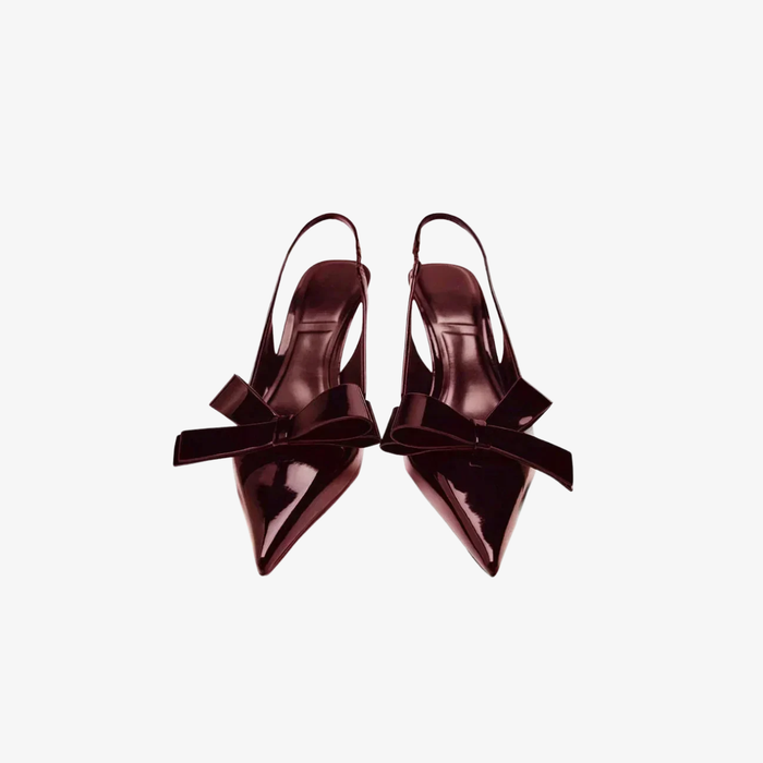 Chic Butterfly Bow Pointed Heels