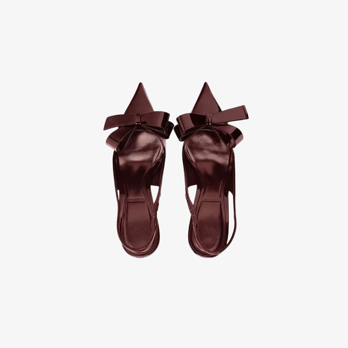 Chic Butterfly Bow Pointed Heels
