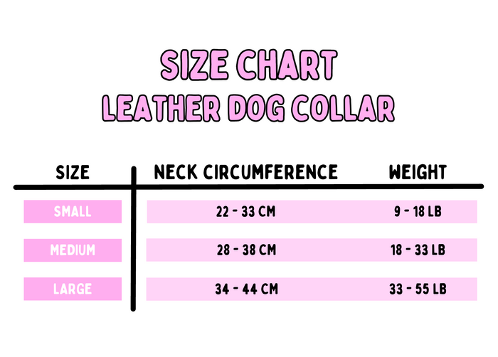 Colorful Leather Dog Collar
