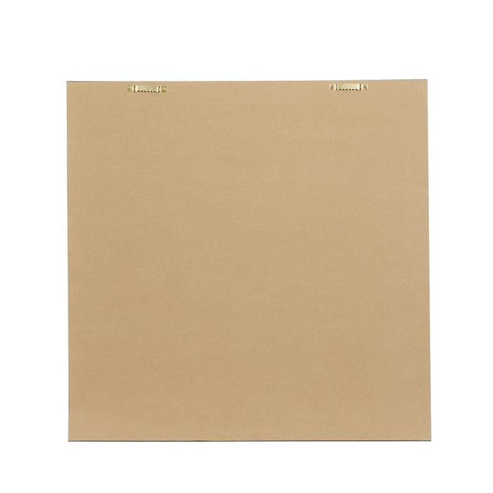 COSMOLIVING BY COSMOPOLITAN BEIGE CANVAS ABSTRACT FRAMED WALL ART WITH GOLD FRAME