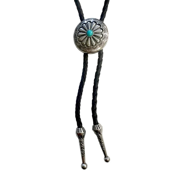 Deadwood Frontier Sun (Turquoise) - Bolo Tie