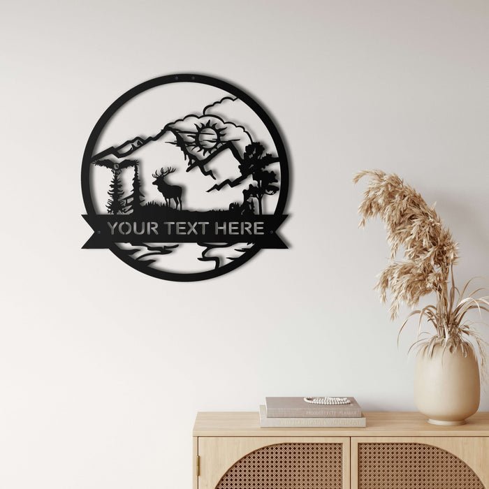 Deer Metal Wall Art - Decor available at Dekadron for $71.90