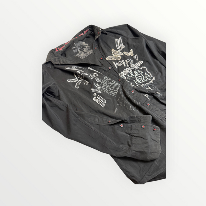 DESIGUAL BLACK SHIRT- CAMICIA DESIGUAL NERA