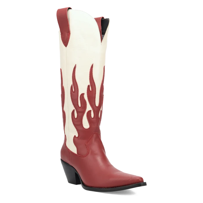 Dingo Burnin' Love - Women's Leather Cowgirl Boots