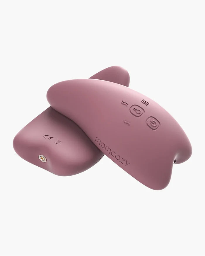 Double 2-in-1 Warming & Vibration Lactation Massager | A1