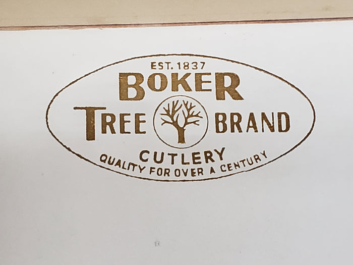 Early Boker Tree Brand Kitchen Flatware with Mother of Pearl Handles