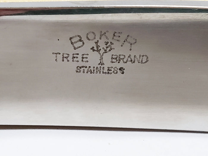 Early Boker Tree Brand Kitchen Flatware with Mother of Pearl Handles