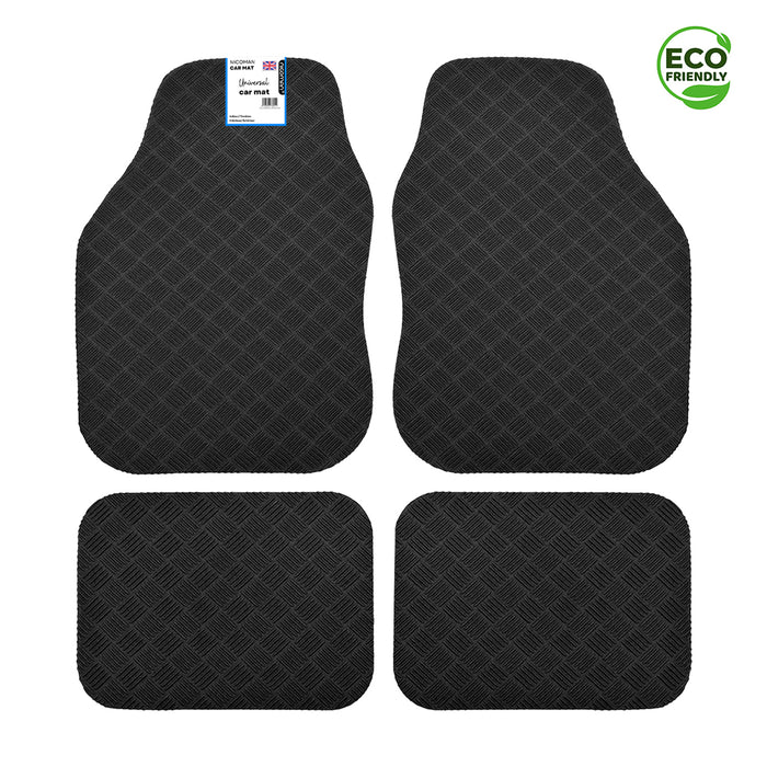 Eco Friendly Universal Car Mat - 4pc Full Set