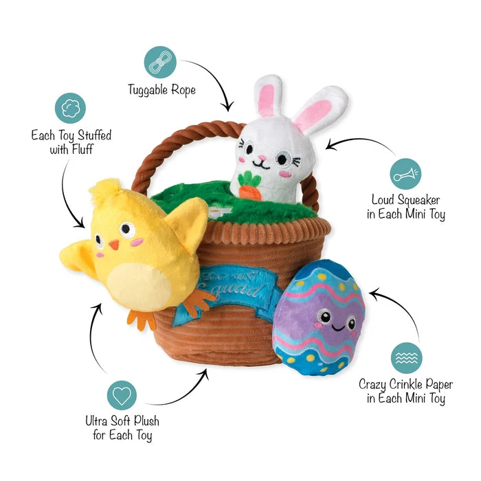 Egg Hunt Squad Hide N Seek Dog Toy