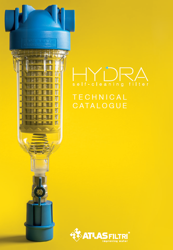Filtro auto-limpiante HYDRA 1" - malla inoxidable RAH 90 micras