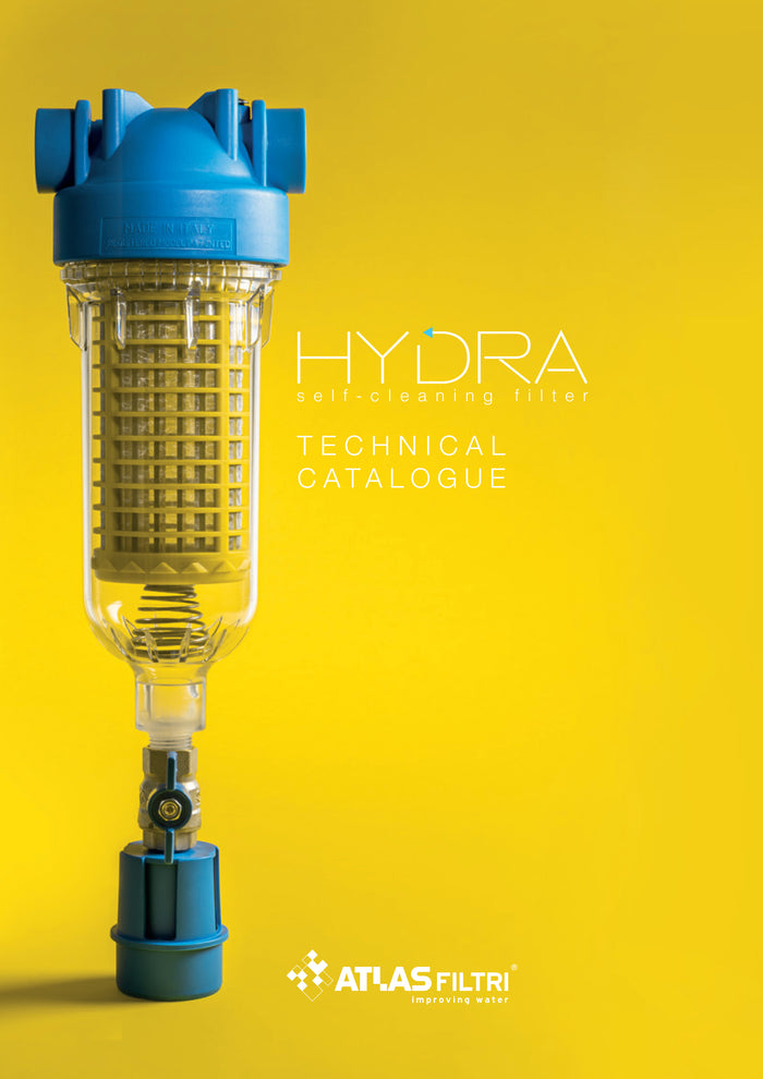 Filtro auto limpiante Hydra 90 micras 3/4" NPT con malla inoxidable RAH - FPAF0149