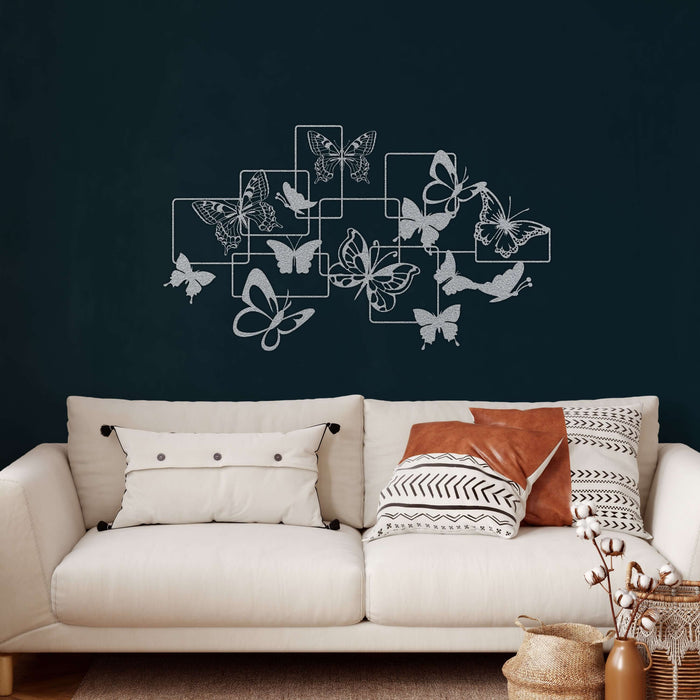 Flock of Butterflies Metal Wall Art - Decor available at Dekadron for $104.90
