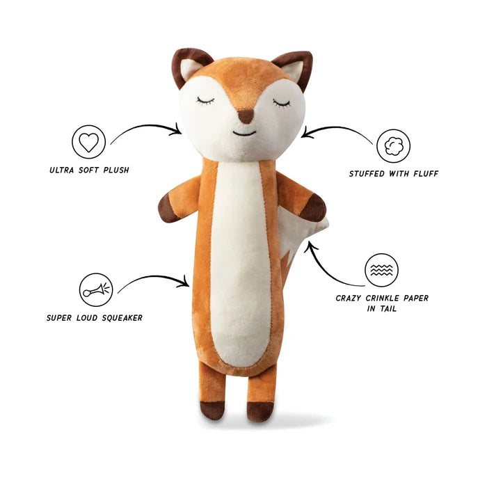 For Fox Sake Plush Dog Toy