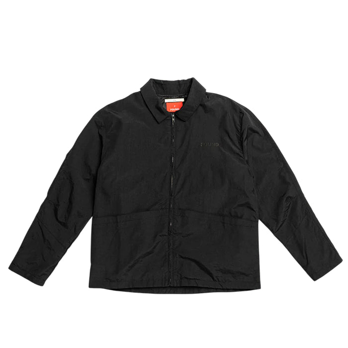 Found - Collared Windcheater (Black)