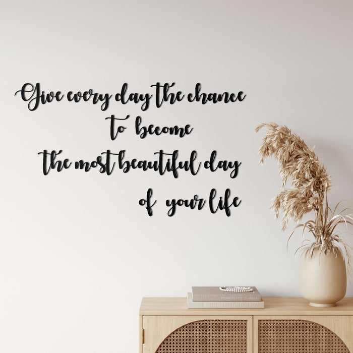 Give Every Day Metal Wall Art - Decor available at Dekadron for $89.90
