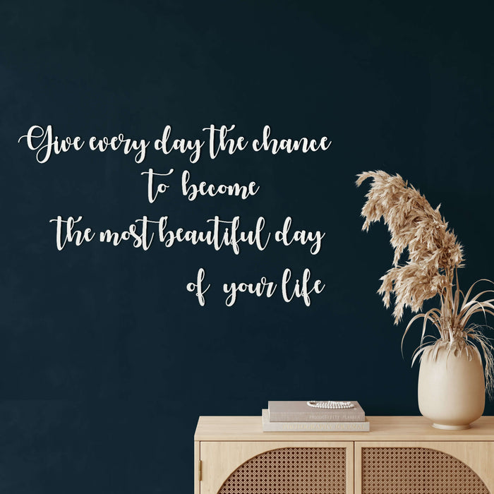 Give Every Day Metal Wall Art - Decor available at Dekadron for $99.90